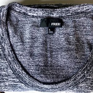 Wilfred Free long-sleeve grey marle top